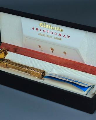Gillette Aristocrat Adjustable Gold I2 1963