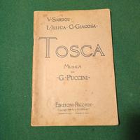 Tosca libretto 1^ edizione