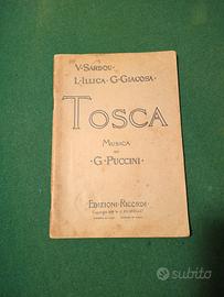 Tosca libretto 1^ edizione