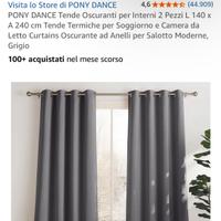 Tende comprate su amazon (usate una volta)