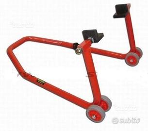 Cavalletto posteriore alzamoto per forcellone