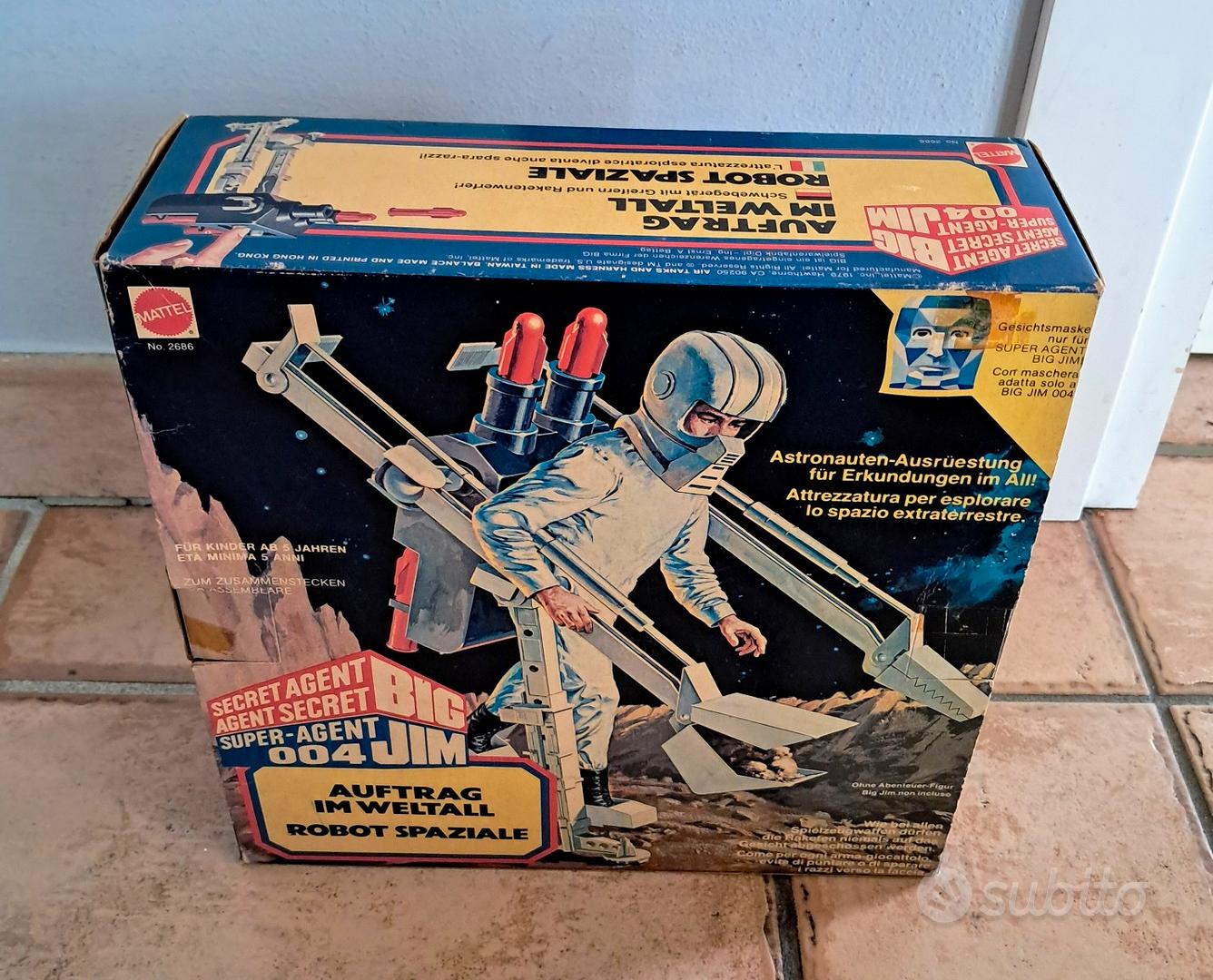 MATTEL 9397 BIG Jim Attaque Sous Marine Mission Pack 1984 Tenue