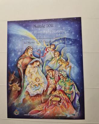 San Marino Natale 2011 foglietto