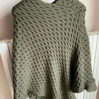 Mantella lana verde bosco