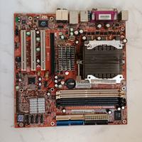 scheda madre con processore 