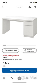 Scrivania ikea MALM