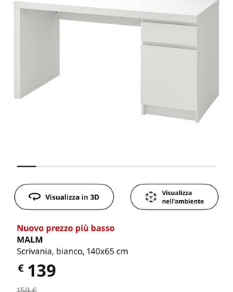 Scrivania ikea MALM