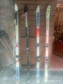 quattro Coppie di sci vintage
