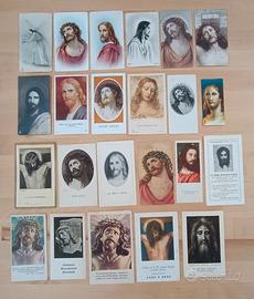 Lotto 47 immaginette sacre d'epoca Volto di Gesù 