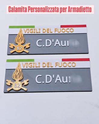 Vigili del fuoco Calamita per Armadietto 