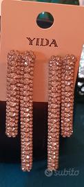 Orecchini pendent strass