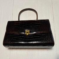 Borsa da donnaVintage in Vera Pelle di Coccodrillo