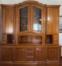 Mobile sala Stile Antico Con Vetrina