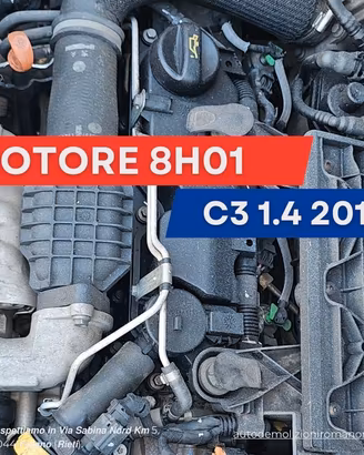 motore citroen c3 peugeot 208 1.4 hdi digla 8H01