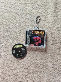 Spiderman ps1 mini cd NFC portachiavi