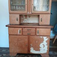 Antica credenza berlinese da cucina vintage