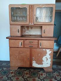 Antica credenza berlinese da cucina vintage