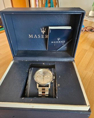 orologio maserati acciaio con scatola