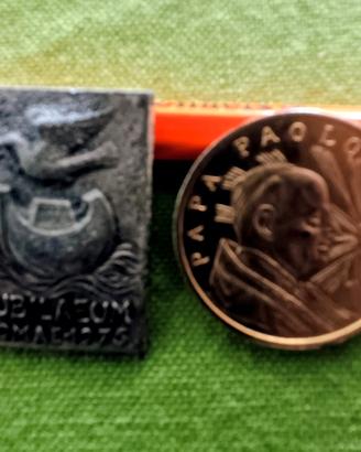 spilla e medaglia commemorative vaticano