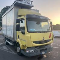 Renaulcamion mercato con tenda idraulica e sponda
