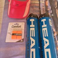 visiera/ palline/overgrip tennis