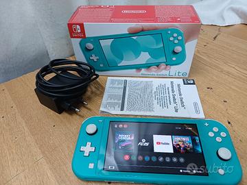 Nintendo Switch Lite Console Portatile Turchese 