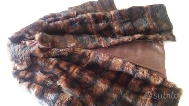 Cappotto PELLICCIA Vera Mogano Tg M