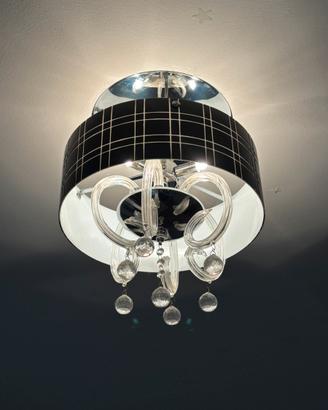 Lampadario moderno nero