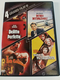 4 grandi film Alfred Hitchcock (DVD)