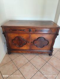 credenza e divano letto