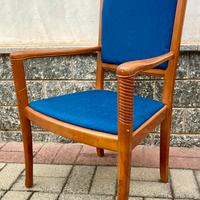 Sedia trono in legno