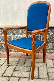 Sedia trono in legno