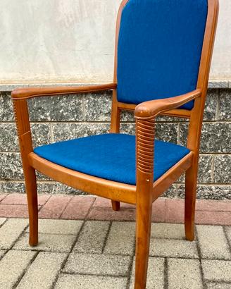 Sedia trono in legno