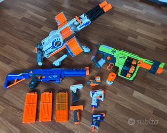 Lotto Nerf elite completo di dardi + accessori