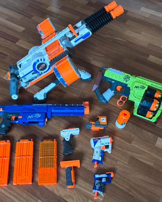 Lotto Nerf elite completo di dardi + accessori