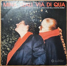 Disco Vinile 45 Giri Mina - Leali - Via Di Qua
