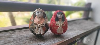 Bambole Hime Daruma giapponesi