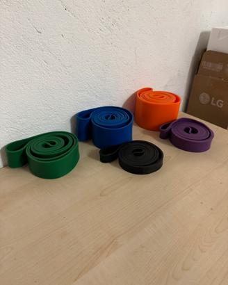 Set bande elastiche fitness completo