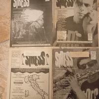 Lotto 4 riviste Stress fanzine vintage Rock