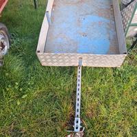 carrello per motocoltivatore, trattore