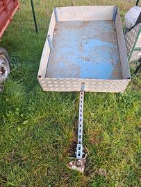 carrello per motocoltivatore, trattore