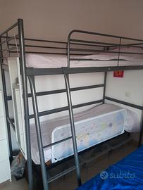 struttura letto a soppalco ikea