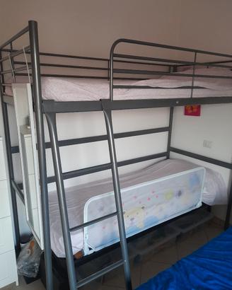 struttura letto a soppalco ikea