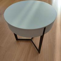 Tavolino LEMA Sign con cassetto 45x48