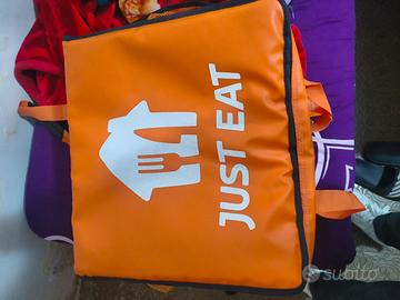 Borsa termica Just Eat quasi nuova per consegna 
