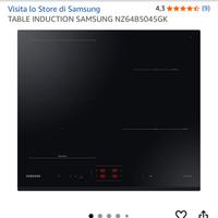 Piano induzione INDUCTION SAMSUNG NZ64B5045GK