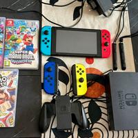 Nintendo switch + giochi e accessori