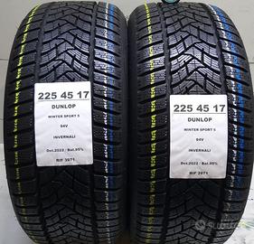2 GOMME 225 45 17 DUNLOP INV RIF3971