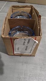 Lotto 4 Posacenere Vintage Birra Poretti Vetro Blu