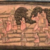 Quadro Indiano su Tela